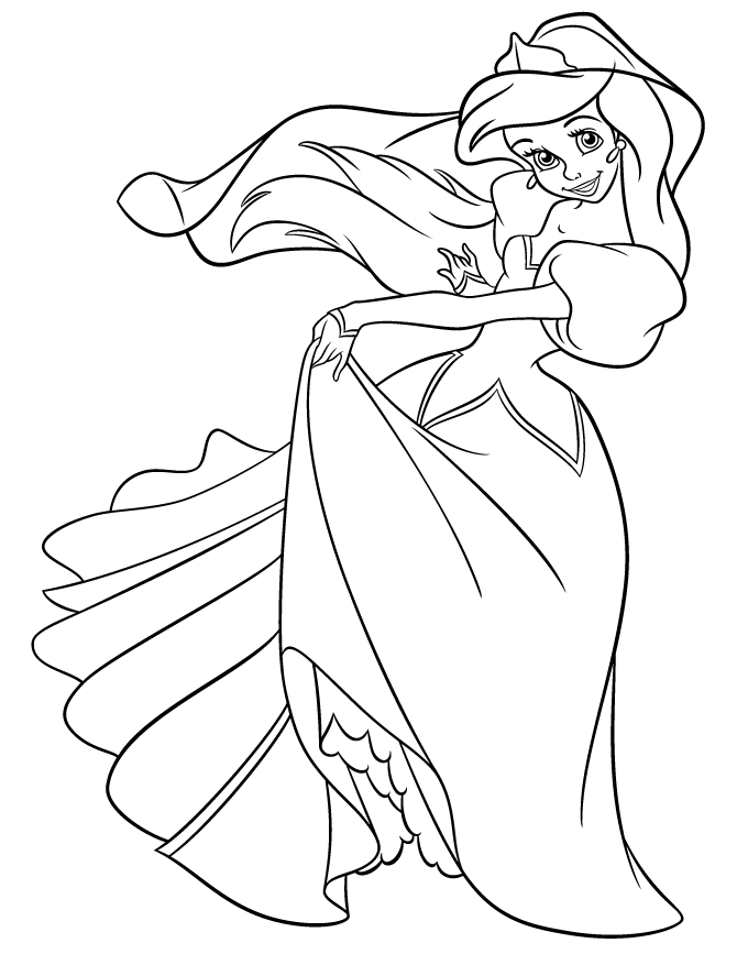 Coloring Pages Dresses - Coloring Home