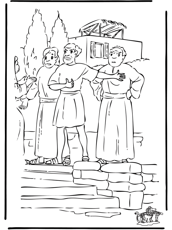 Bible Coloring Pages Paul - Coloring Home
