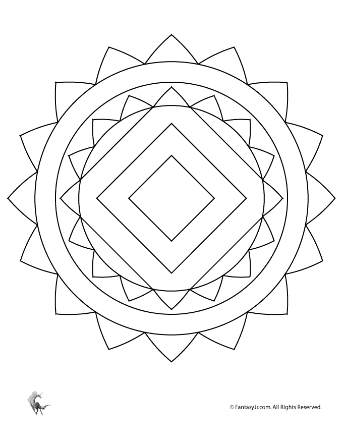 Mandala Coloring Page | mandalas