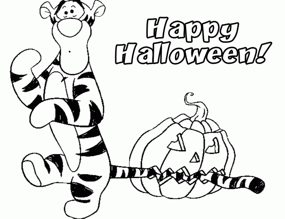 Halloween Coloring Pages Disney Preschool Pumpkins Id 106517 