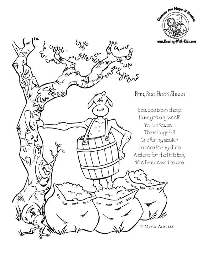coloring pages for several nursery rhymes | Nursery rhymes, Nursery rhymes  activities, Nursery rhymes preschool