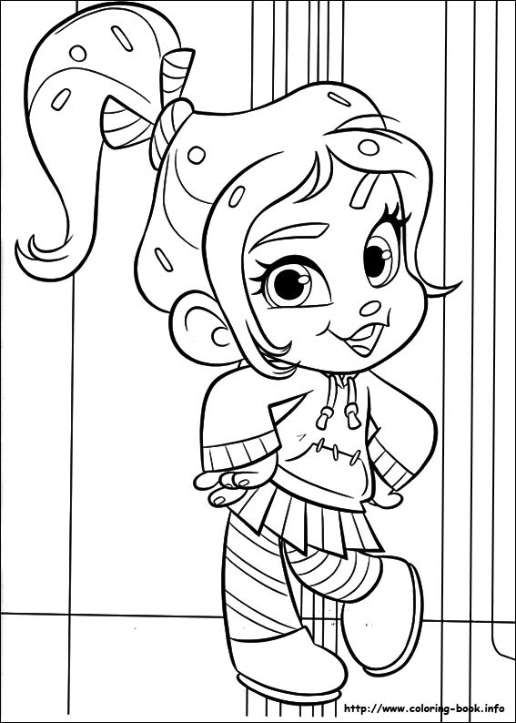 Download or print this amazing coloring page: Ralph breaks the Internet .....