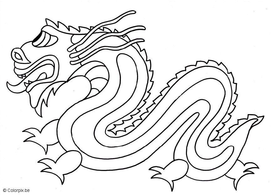 China Dragon Coloring Pages - Coloring Pages For All Ages