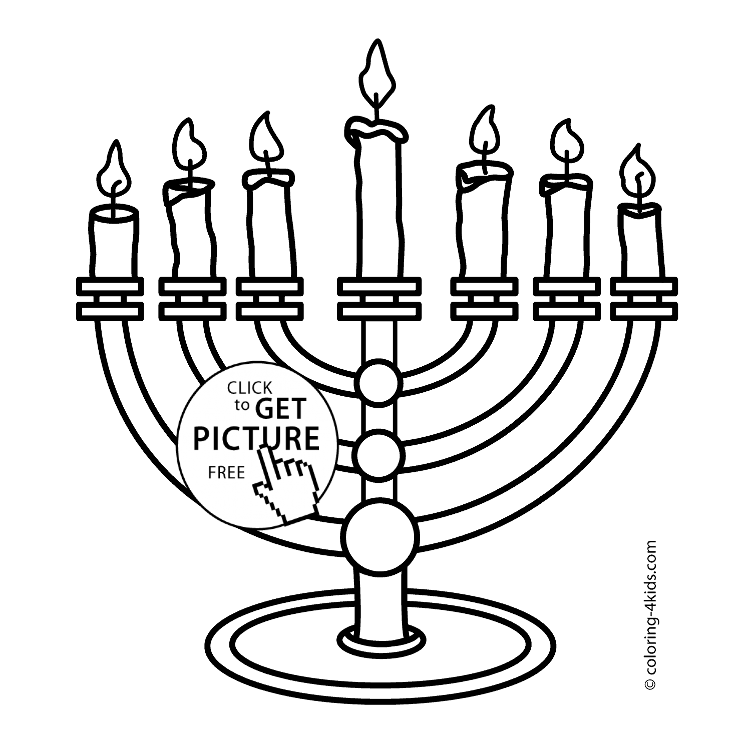 Kwanzaa and Chanukah holiday coloring pages for kids, printable ...