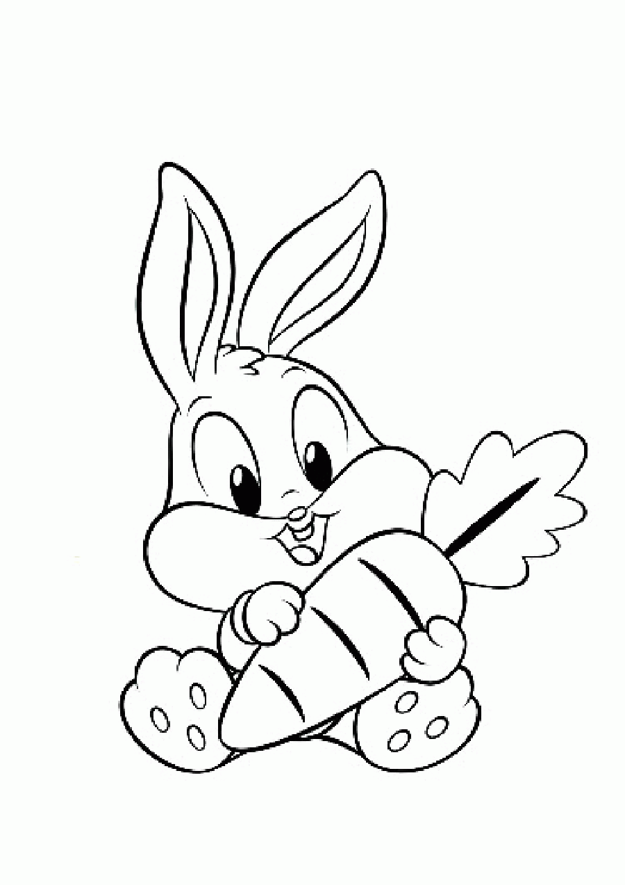 Rabbit Coloring Pages Bunny Coloring Pages Bunnies Coloring Pages ...