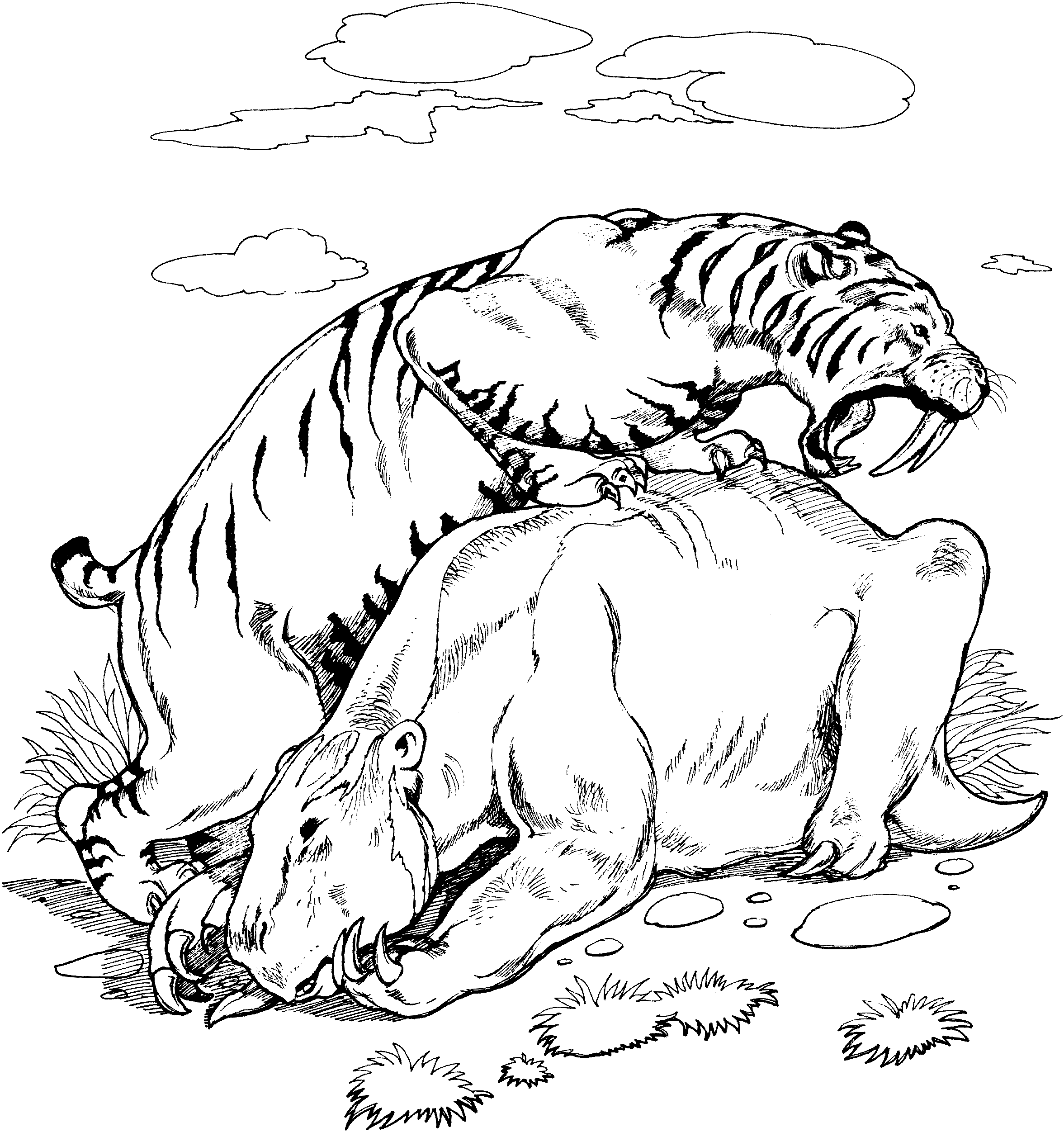 Coloring Pages: Free Printable Tiger Coloring Pages For Kids Tiger ...