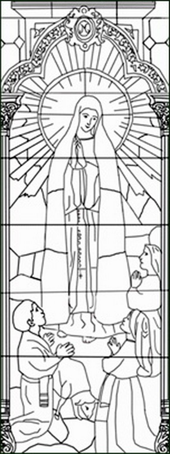 Immaculate Conception Coloring Pages -