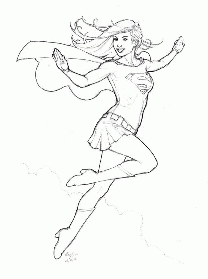 11 Pics of Superwoman Coloring Pages - Supergirl Coloring Pages ...