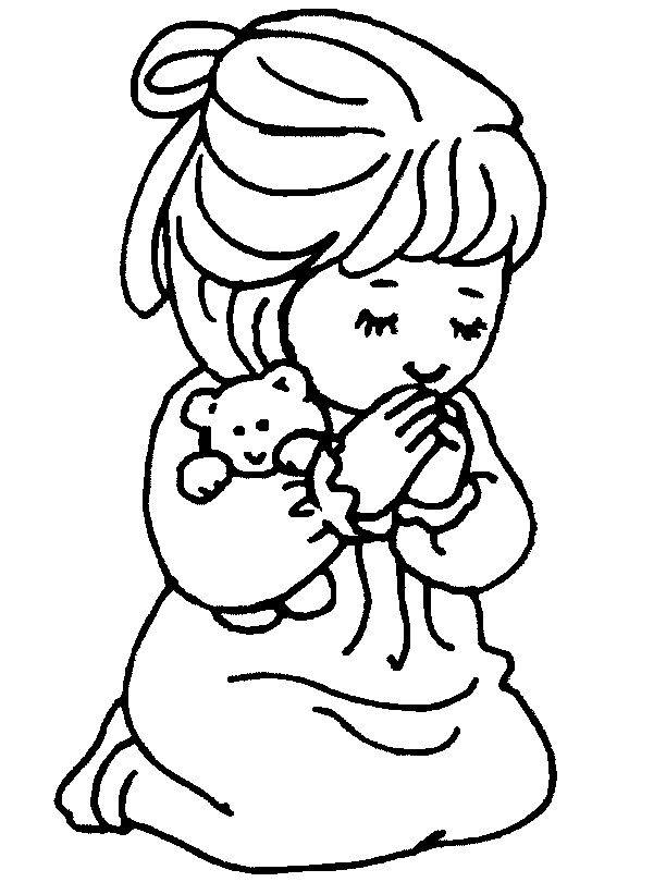 Praying Hands - Coloring Pages for Kids and for Adults