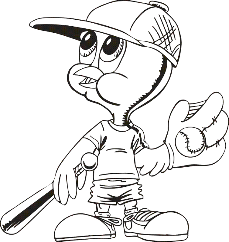 Baseball Field Coloring Pages Printable (18 Image) - Colorings.net