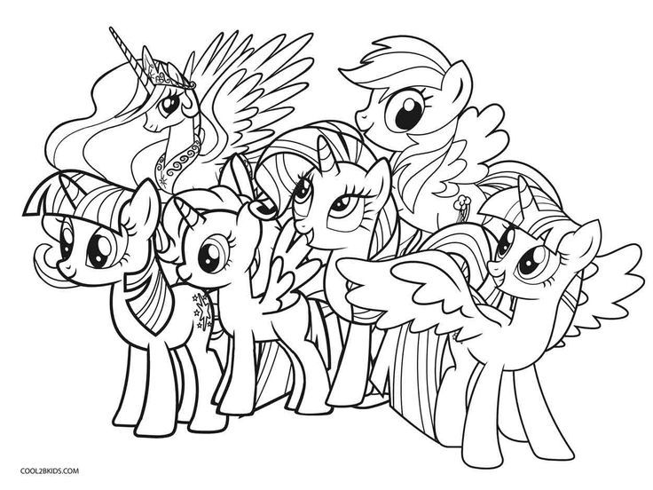 Free Printable My Little Pony Coloring Pages At My Little Pony ...