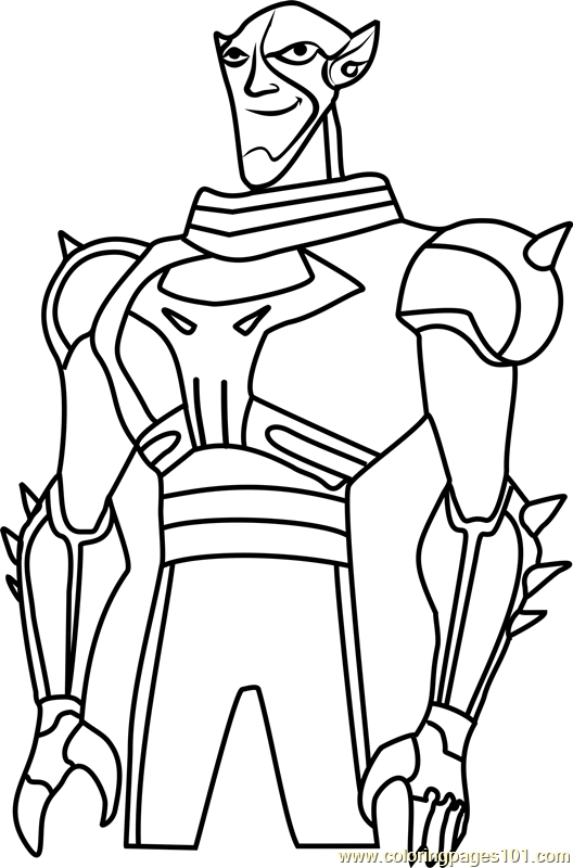 Brother Blood Coloring Page - Free Teen Titans Coloring Pages ...
