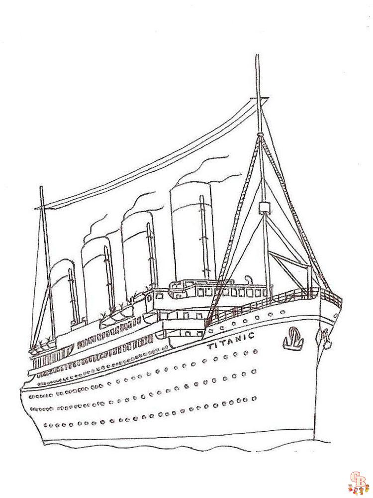 Free Titanic Coloring Pages for Kids ...