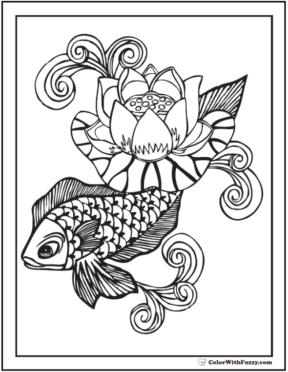 12 Lily Coloring Pages ✨ Fun Interactive Notebook PDF Printables