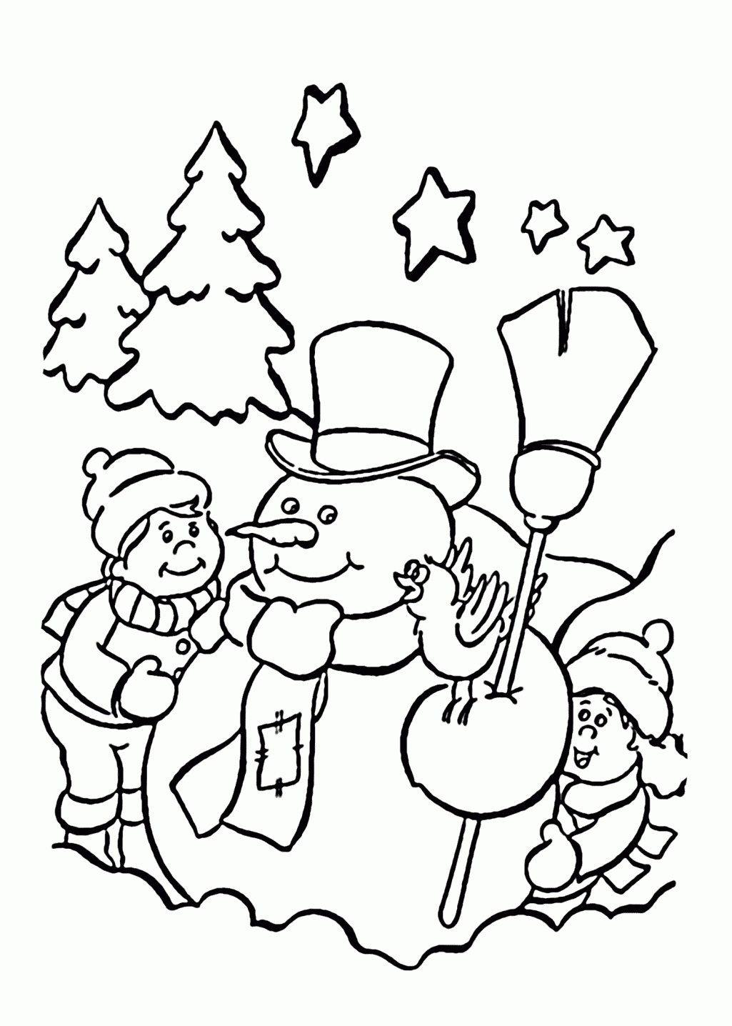 Free Printable Happy Holiday Coloring Book For Kids Winter Holiday