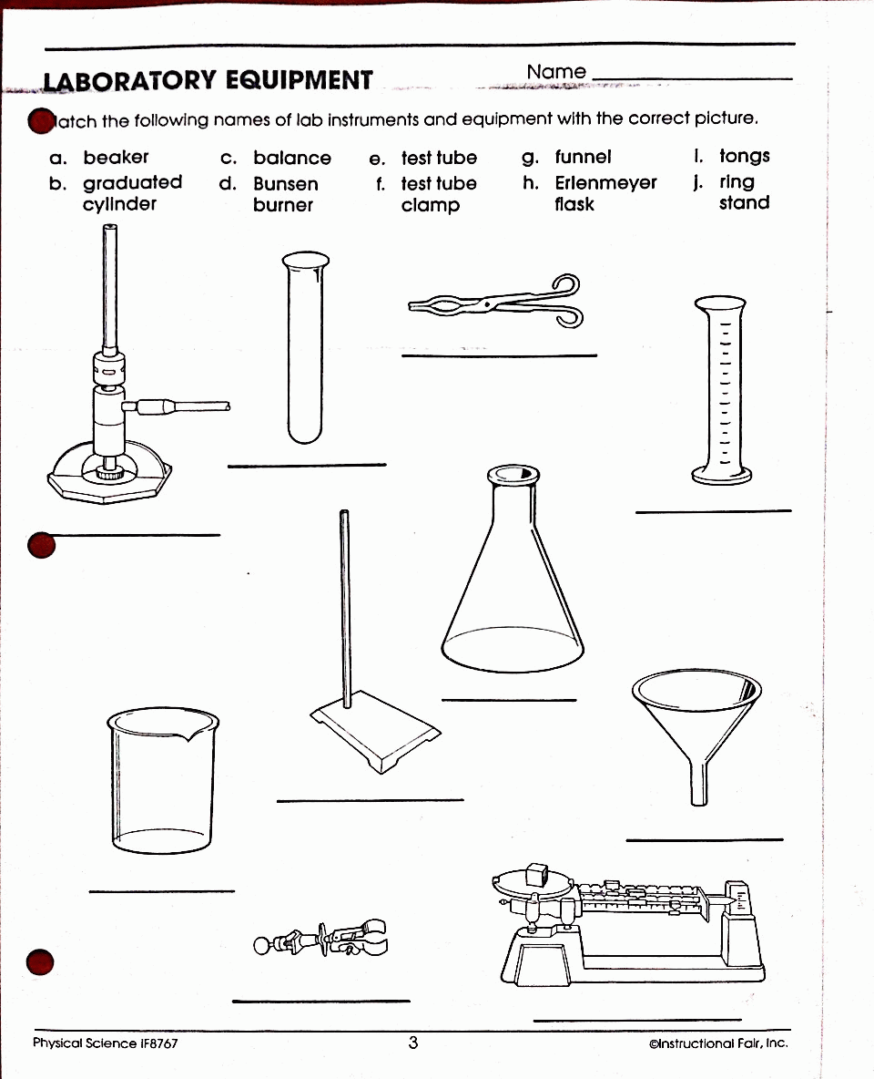 Coloring Pages Of Science Equipment - Coloring