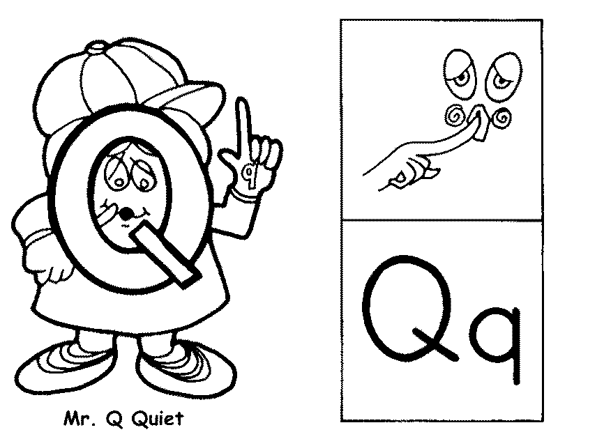 The Letter People - Coloring Pages for Kids and for Adults