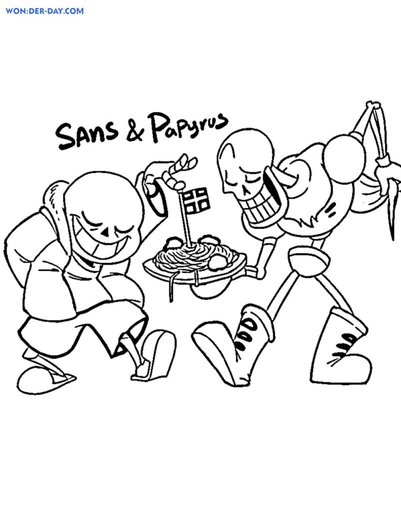 Sans Coloring Pages - 90 Free printable coloring pages