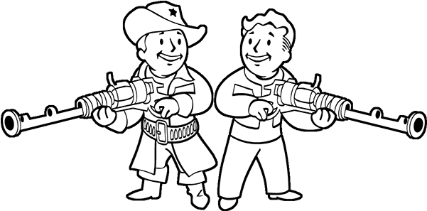 Fallout 4 Colouring Pages Fallout Coloring Books Pages - Fallout 4 Line Art  | Full Size PNG Download | SeekPNG