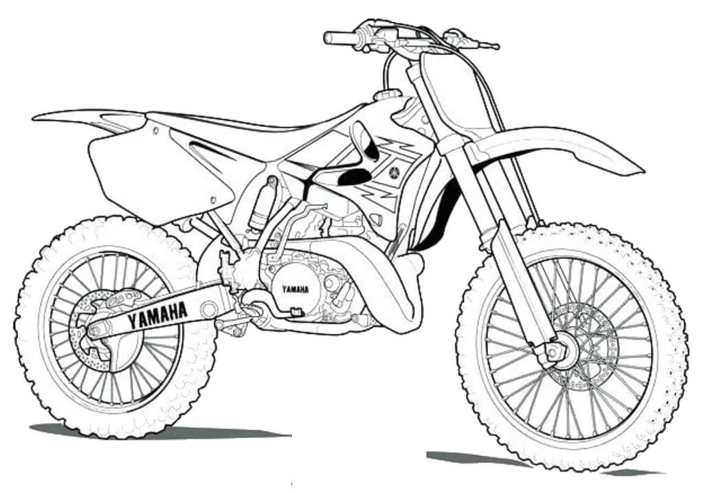 Dirt Bike Coloring Pages - Free Printable Coloring Pages for Kids