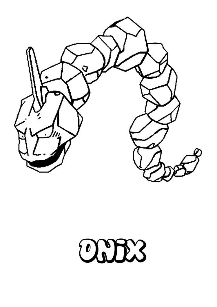 Pokemon Coloring Pages Onix – From the thousands of images online with  regards to pokemon colori… | Pokemon coloring pages, Cartoon coloring pages,  Pokemon coloring