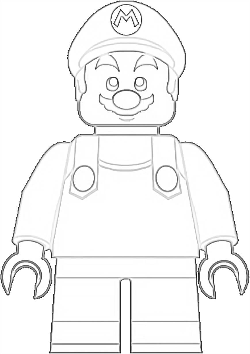 Lego Super Mario 3 Coloring Page - Free Printable Coloring Pages for Kids