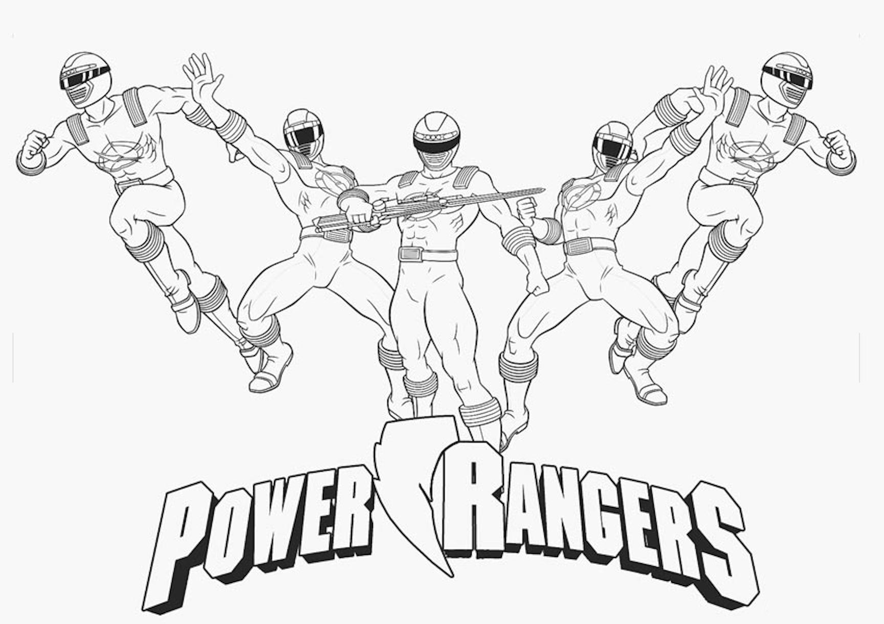 Power Rangers Coloring Pages And Other Top 10 Coloring Themes