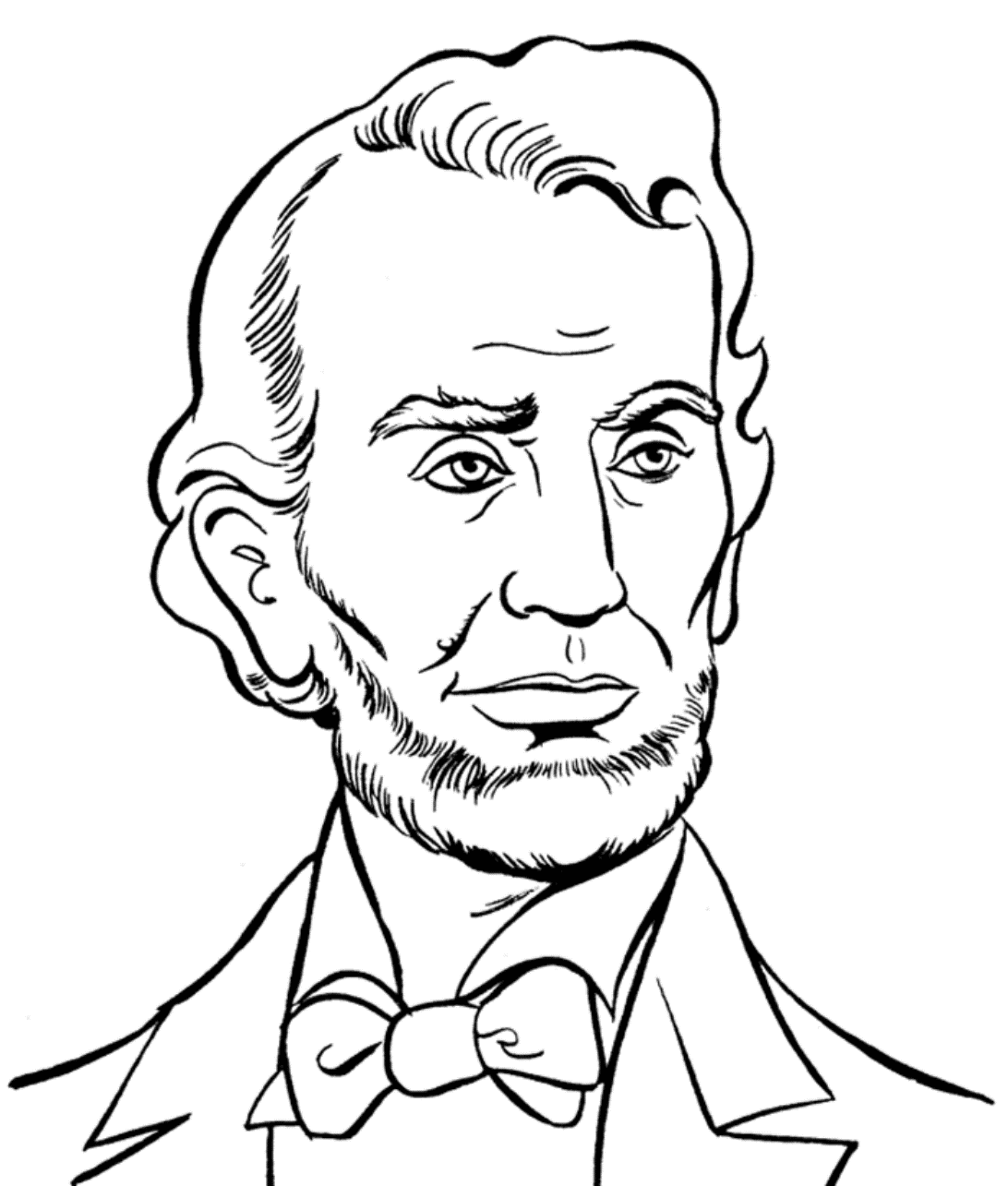 Lincoln Presidents Day Coloring Pages | Holidays Coloring pages of ...