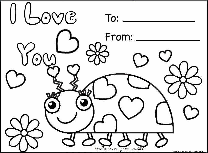 Printable Happy Valentines Coloring Pages Coloring Home