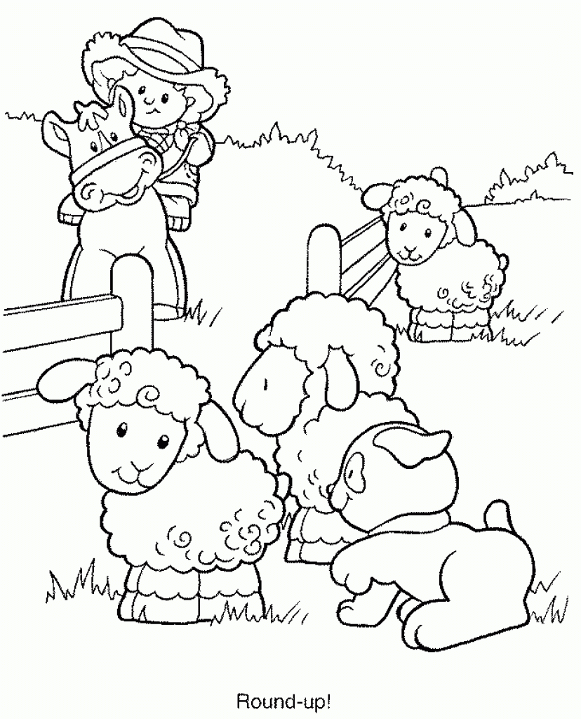 Coloring Pages Farming Scenes - Coloring Home