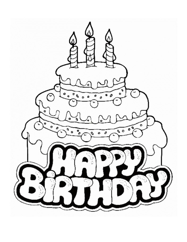Free Birthday Coloring Pages For Grandpa Coloring Home