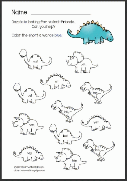 Dazzle The Dinosaur Coloring Page