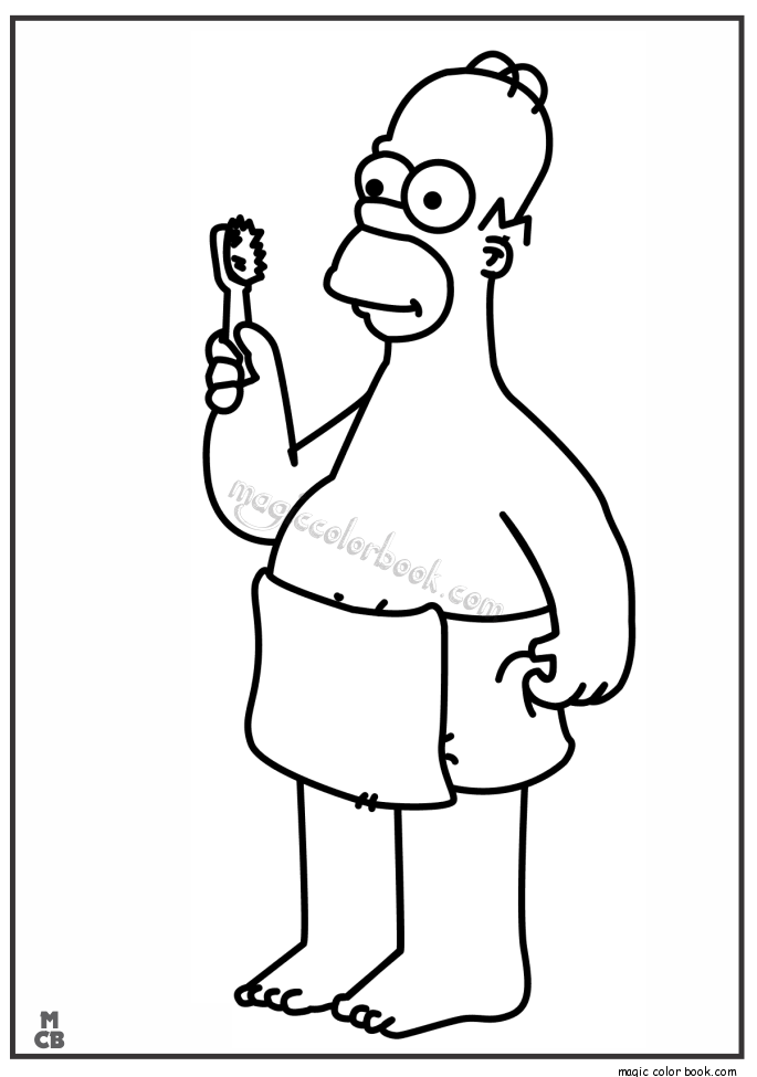 The Simpsons Coloring Pages 06