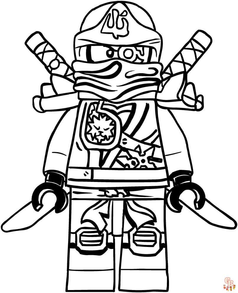 Unleash Your Kids' Creativity with Lego Ninjago Coloring Pages