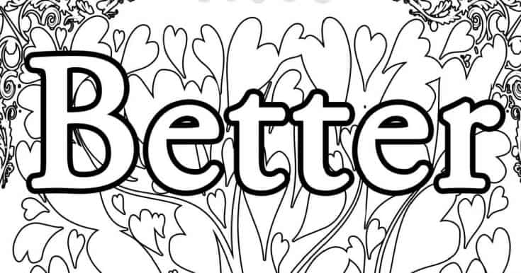 54 Printable Affirmational Coloring Pages for Adults (Free!)