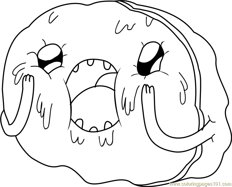 Cinnamon Bun Coloring Page for Kids - Free Adventure Time Printable Coloring  Pages Online for Kids - ColoringPages101.com | Coloring Pages for Kids
