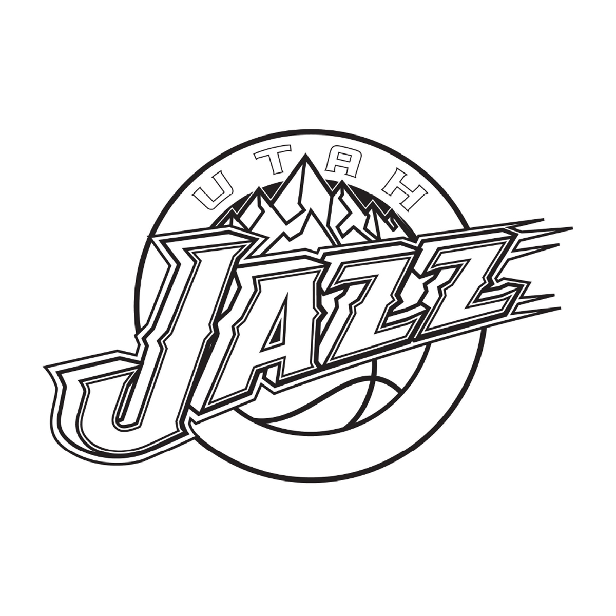 Coloring Book | Utah Jazz