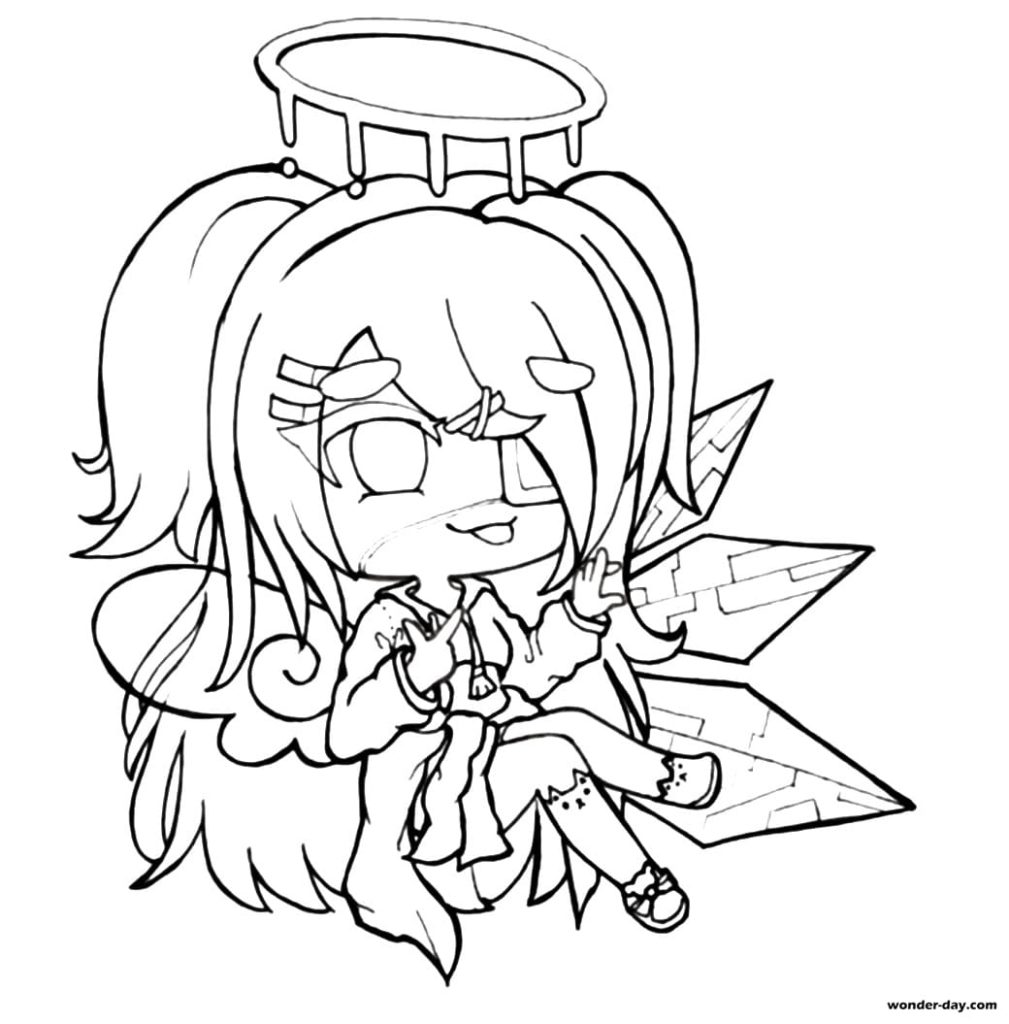 Gacha Club Coloring Pages   Coloring Home