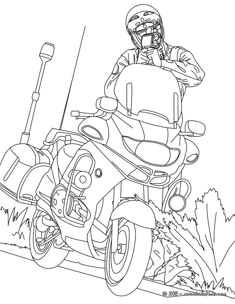 Freele Police Coloring Pages Sheet Nteykdjbc Motorbike Page Clip Art  Library Black For Kids Cars – Approachingtheelephant