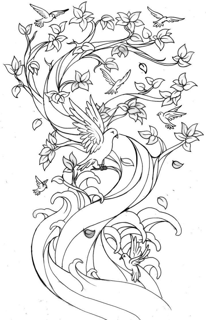 Free Cherry Blossom Coloring Page, Download Free Clip Art, Free Clip Art on  Clipart Library