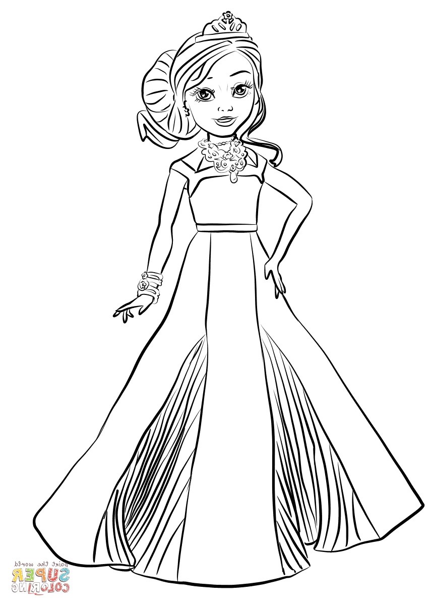Evie Coloring Pages - Coloring Home