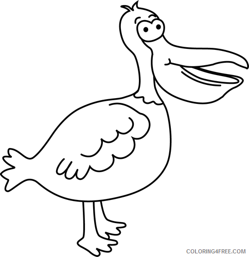 Pelican Coloring Pages pelican D9siWr Printable Coloring4free -  Coloring4Free.com