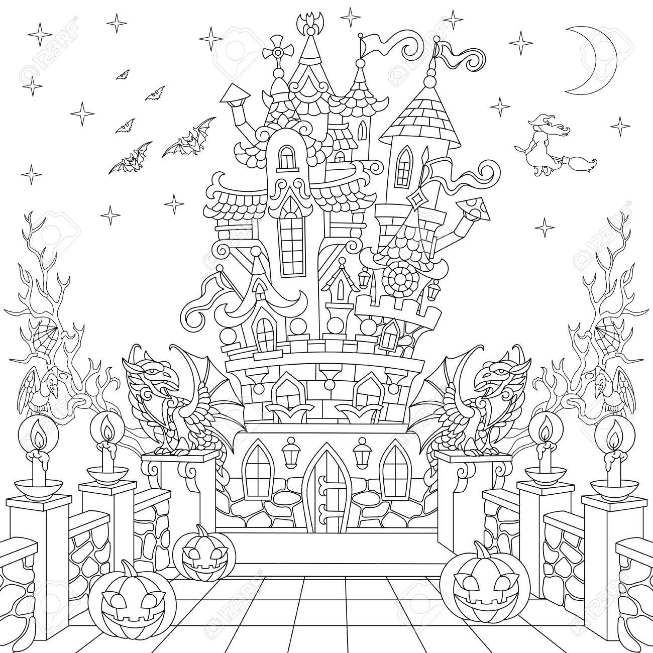 Goth Coloring Pages   Coloring Home