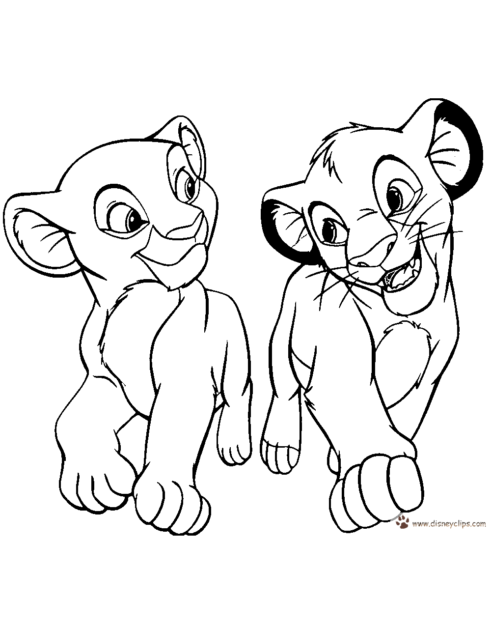 The Lion King Coloring Pages 2 Disneyclips Com Coloring Home