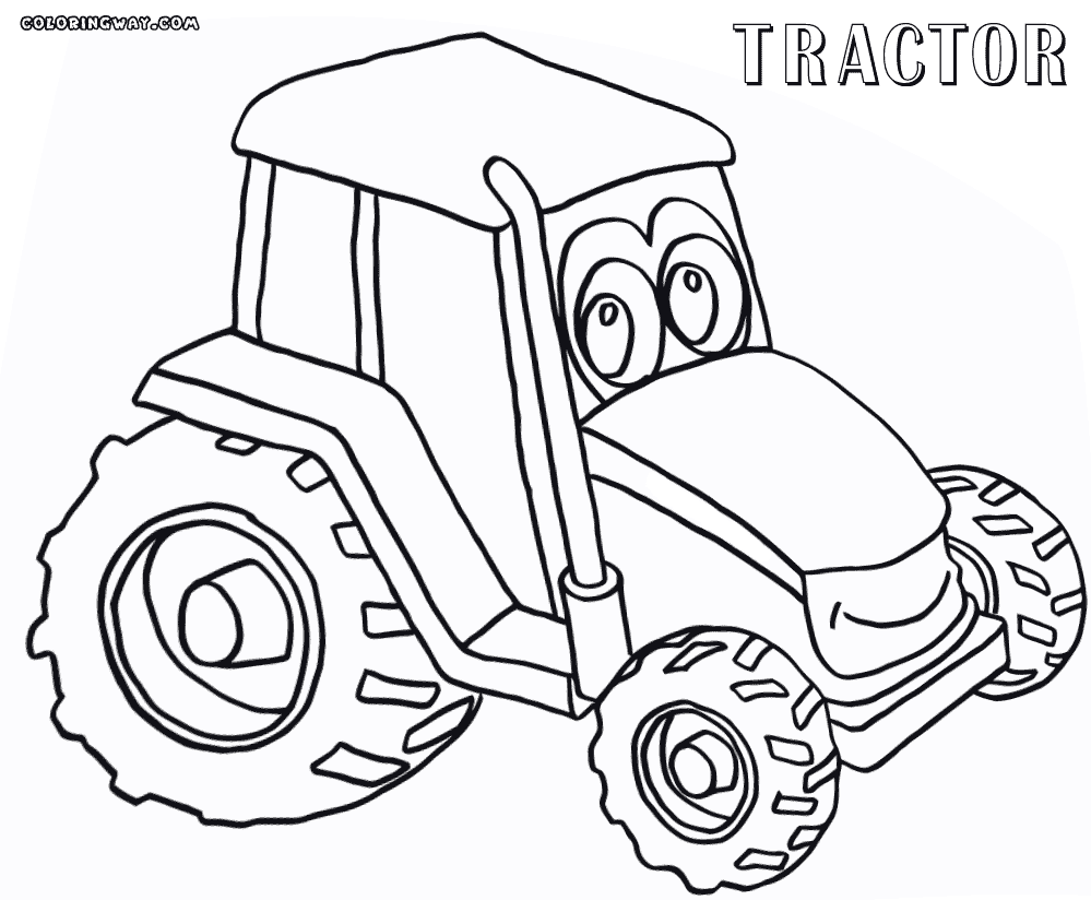 Tractor coloring pages | Coloring pages to download and print