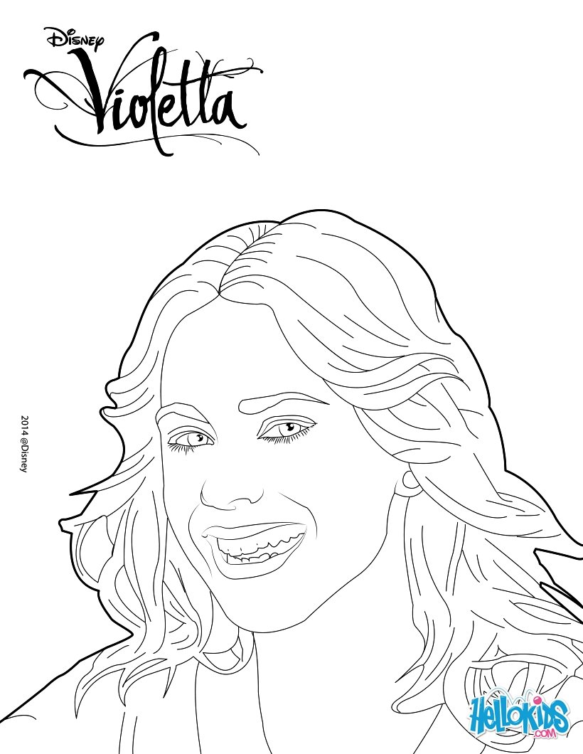 Violetta coloring pages - Hellokids.com