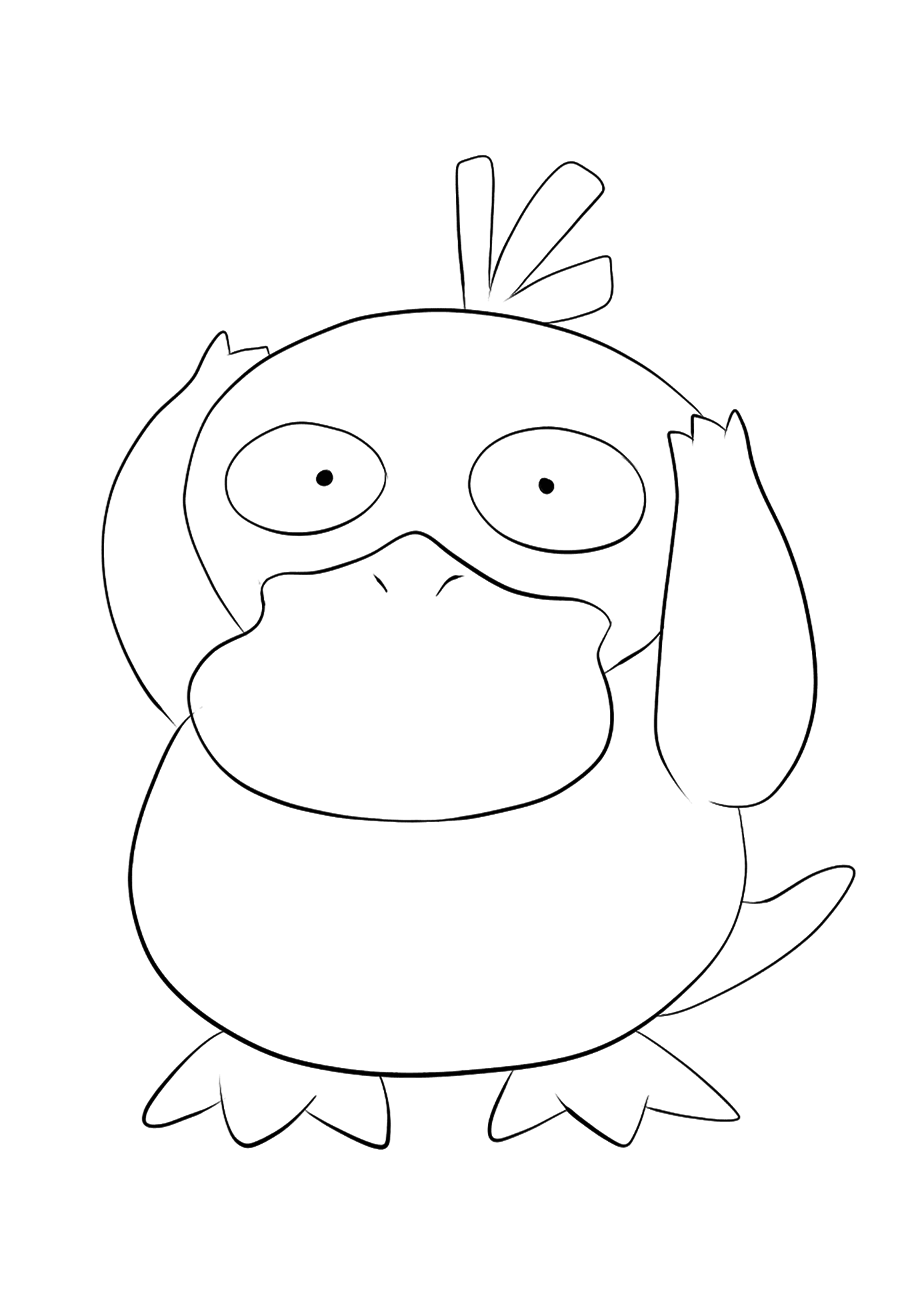 Download Psyduck Coloring Pages - Coloring Home