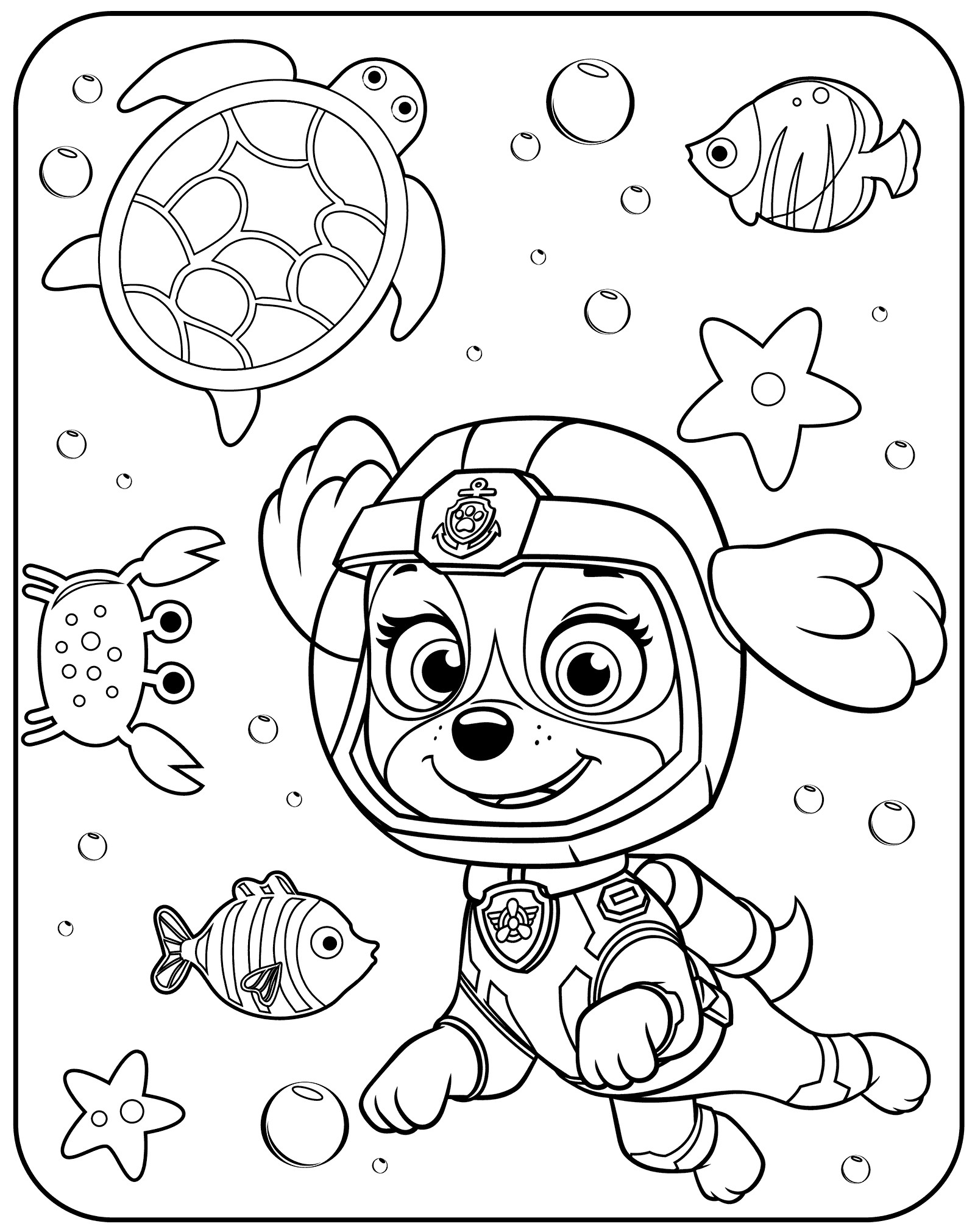 Coloring Pages : New Coloring Free Printable Paw Patrol Printables ...