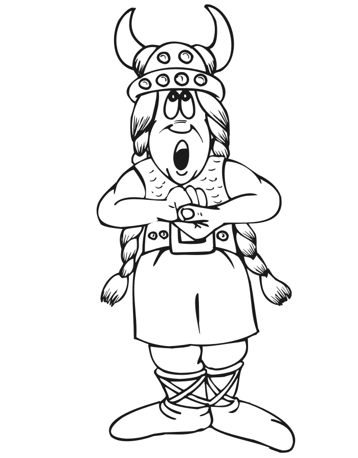 Music Coloring Page | Opera Singer