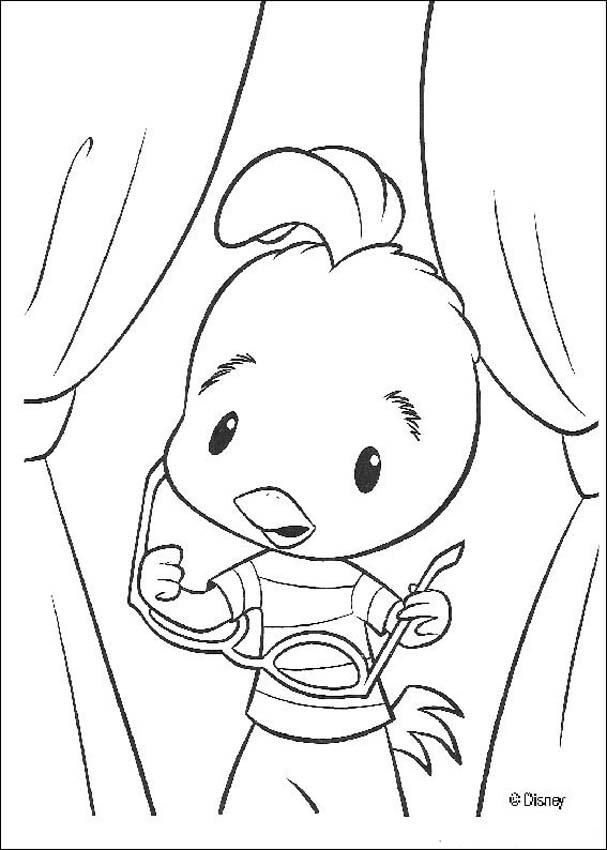 Chicken Little Coloring Pages for Kids